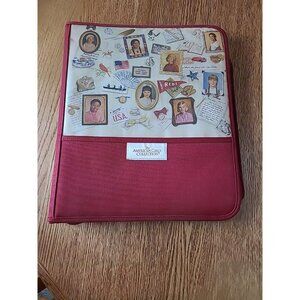 American Girl Red and Cream Organizer